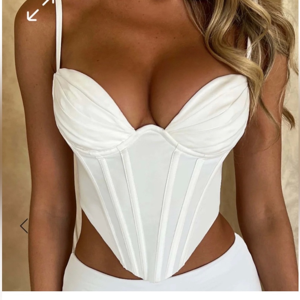 BabyBoo white corset top